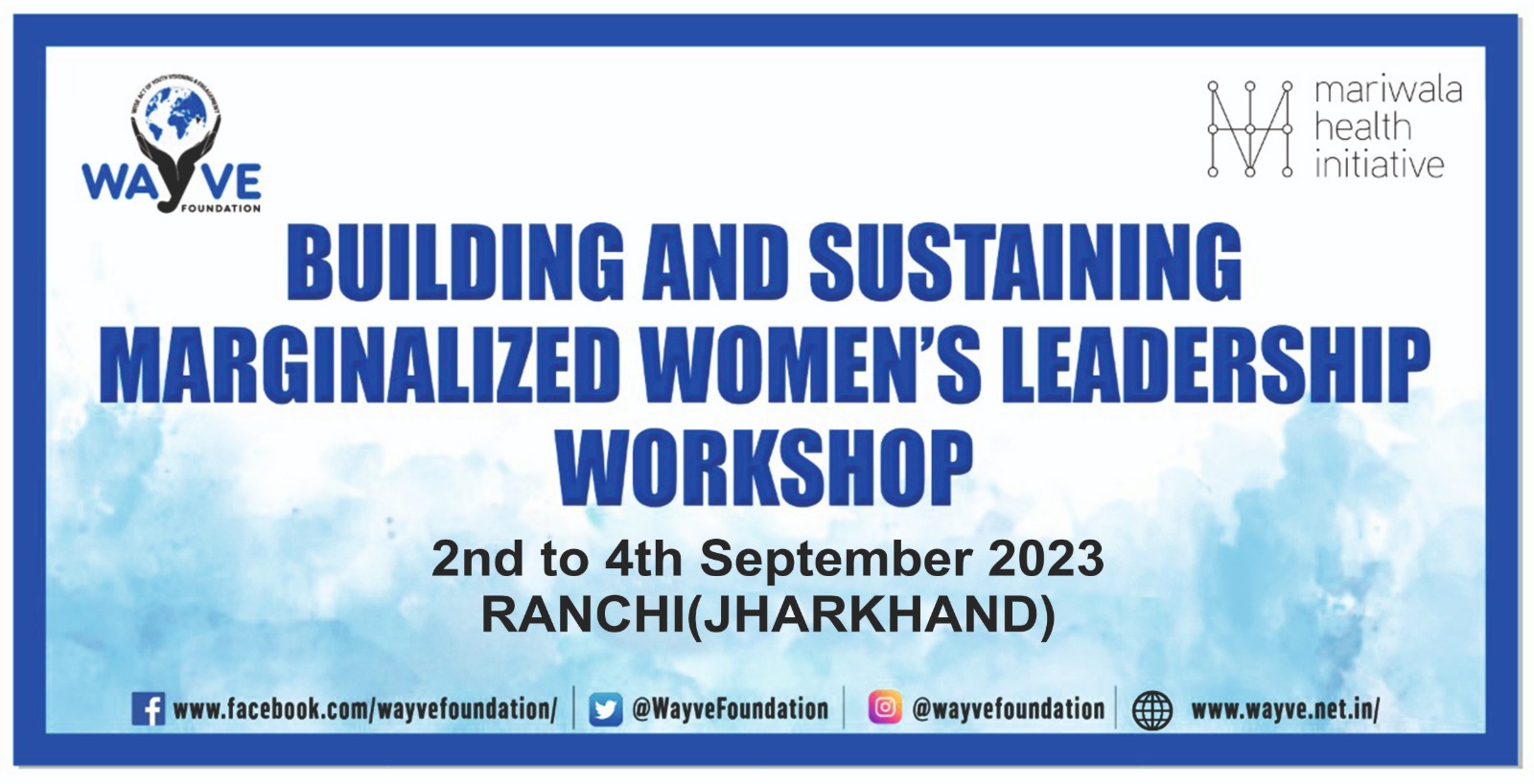 WAYVE Ranchi Workshop